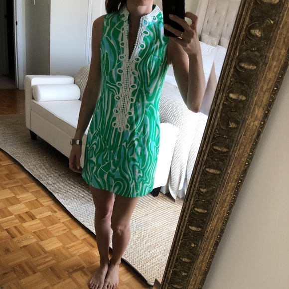 Lilly Pulitzer Alexa Dress in Finders Keepers Print Tunic Dress Size 0 - Picture 3 of 4